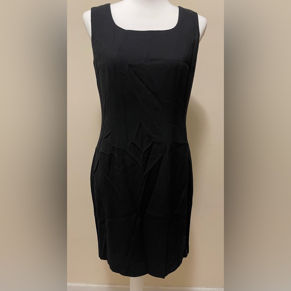 Hugo Buscati Women’s Black Sheath Dress, Size 8